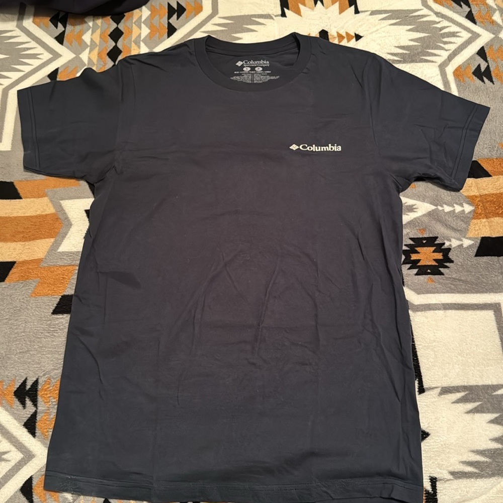Columbia Navy Blue Tee-Shirt Size S